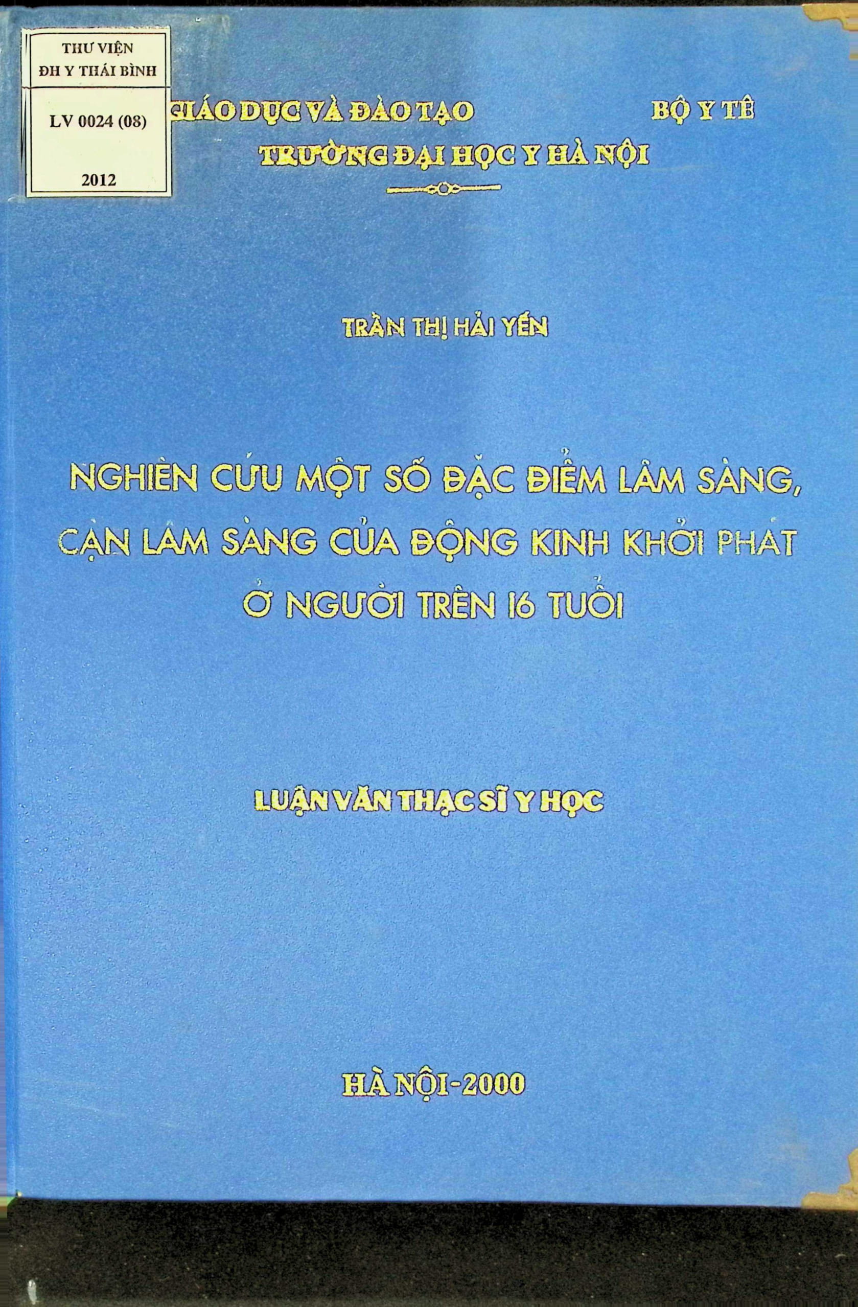 Nghiên cứu đặc điểm lâm sàng, cận lâm sàng của động kinh khởi phát ở người trên 16 tuổi