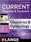 Current diagnosis & treatment Obstetrics and Gynecology. 11th edition