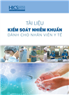 Tài liệu kiểm soát nhiễm khuẩn dành cho nhân viên y tế.