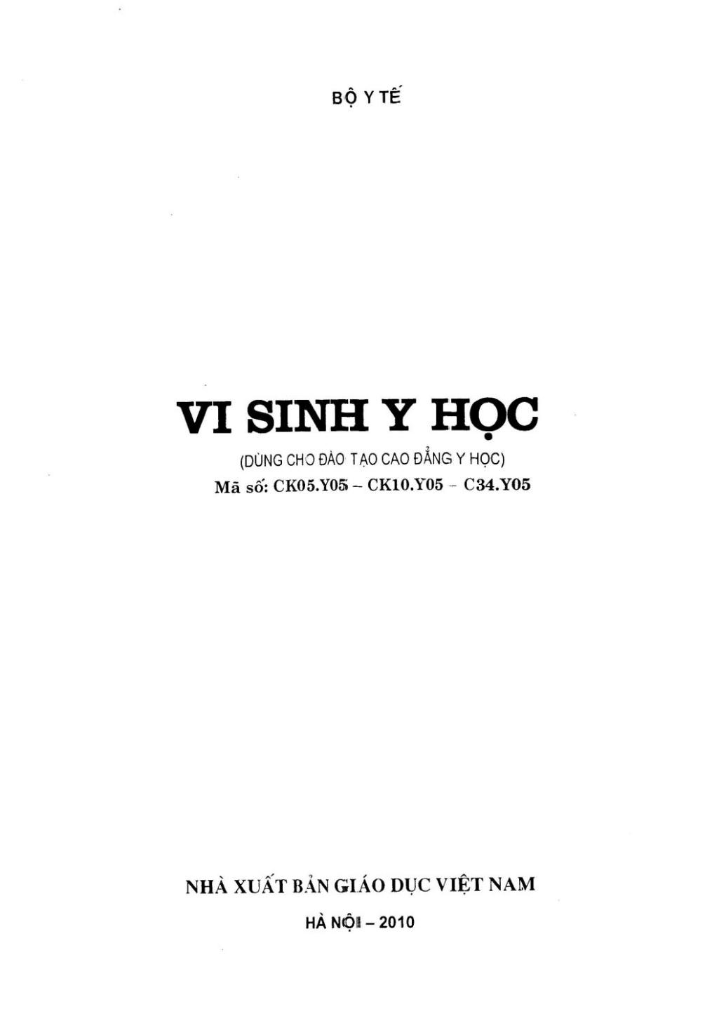 Vi sinh y học.