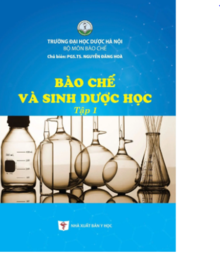 Bào chế và sinh dược học tập 1