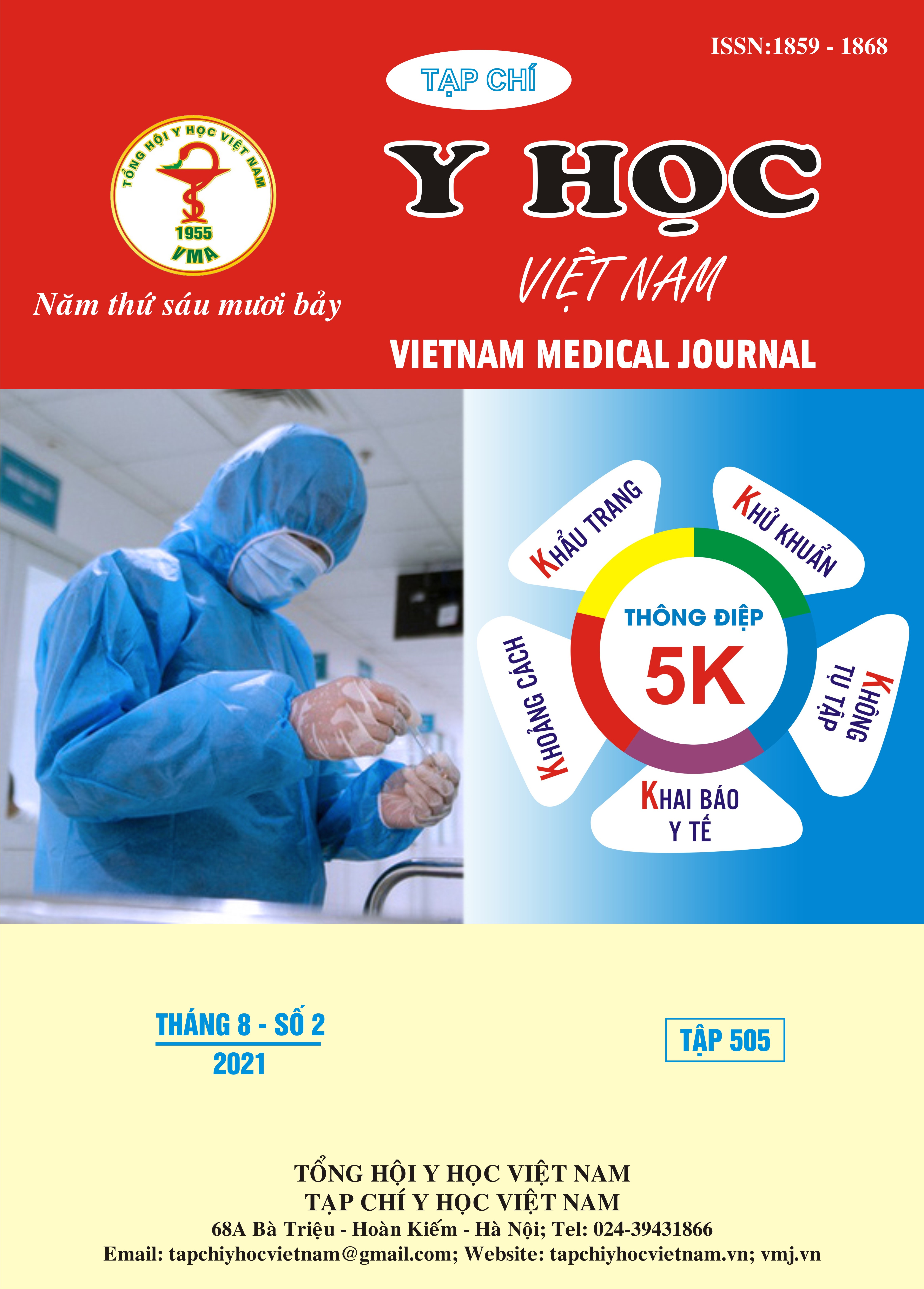 Tạp chí Y học Việt Nam _ Mục lục